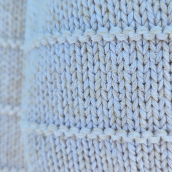 L.L Bean Oatmeal Cotton Sweater sz M - Picture 4 of 10